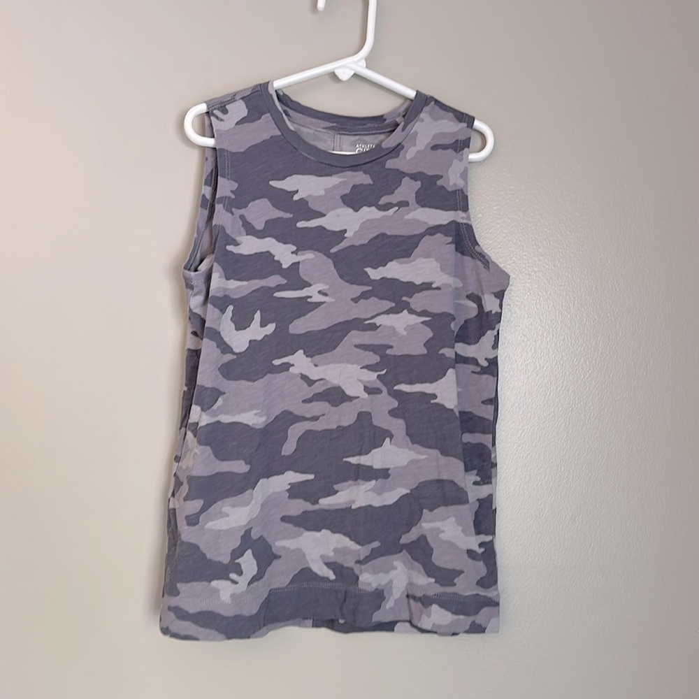 Athleta Purple Camouflage Tank Top